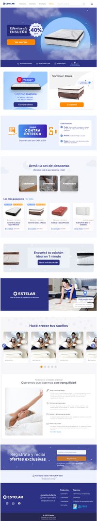 picture of the home of the website for estelar