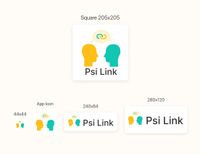 Different logos for the psi link brand